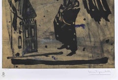 Flamme olympique - Lithographie de Luca Pignatelli - 2008