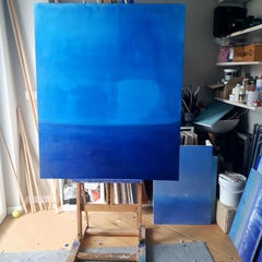 blue #42, FINAL PAYMENT Painting, Acrylic on Canvas