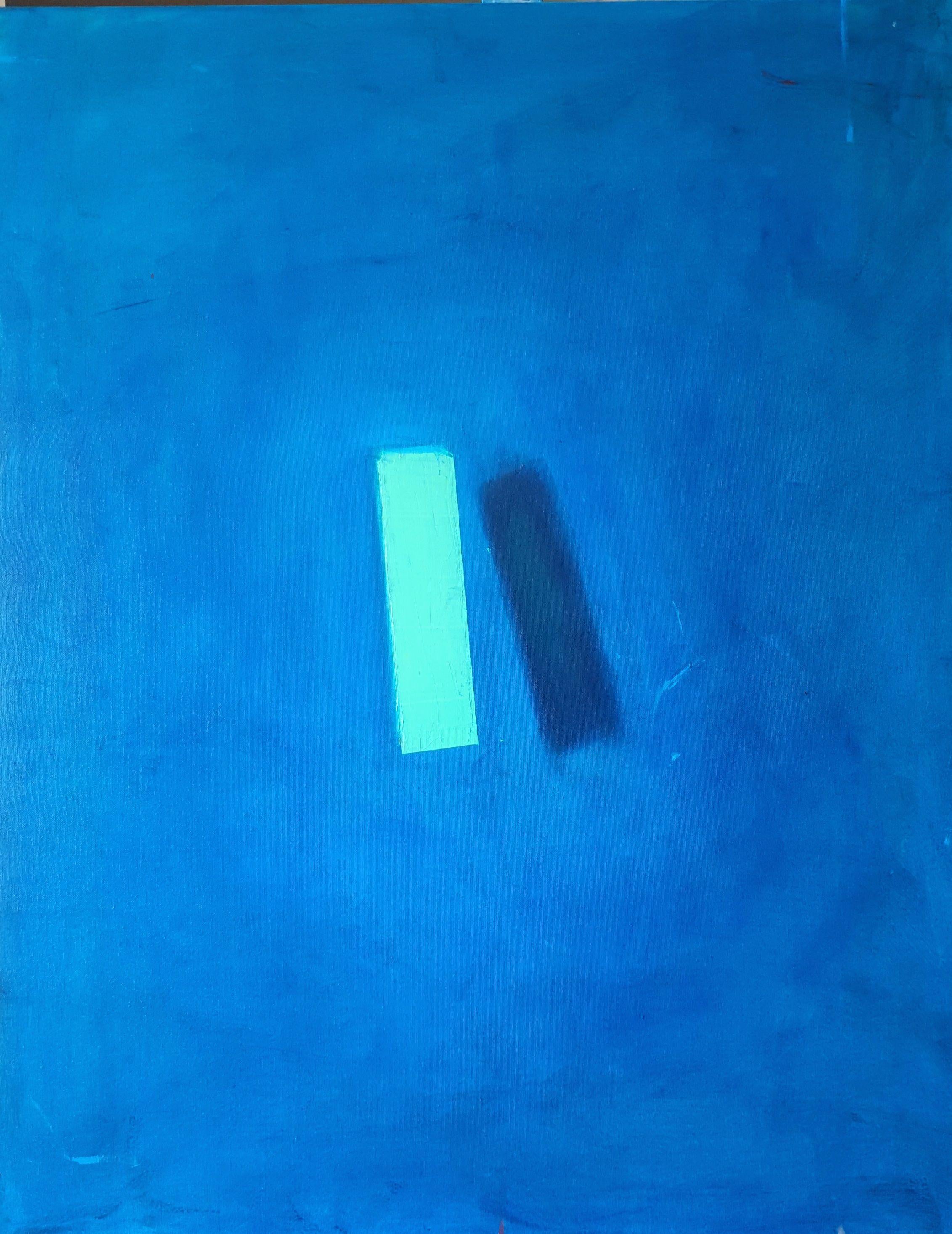 luca raimondi Abstract Painting - floating #5, Painting, Acrylic on Canvas