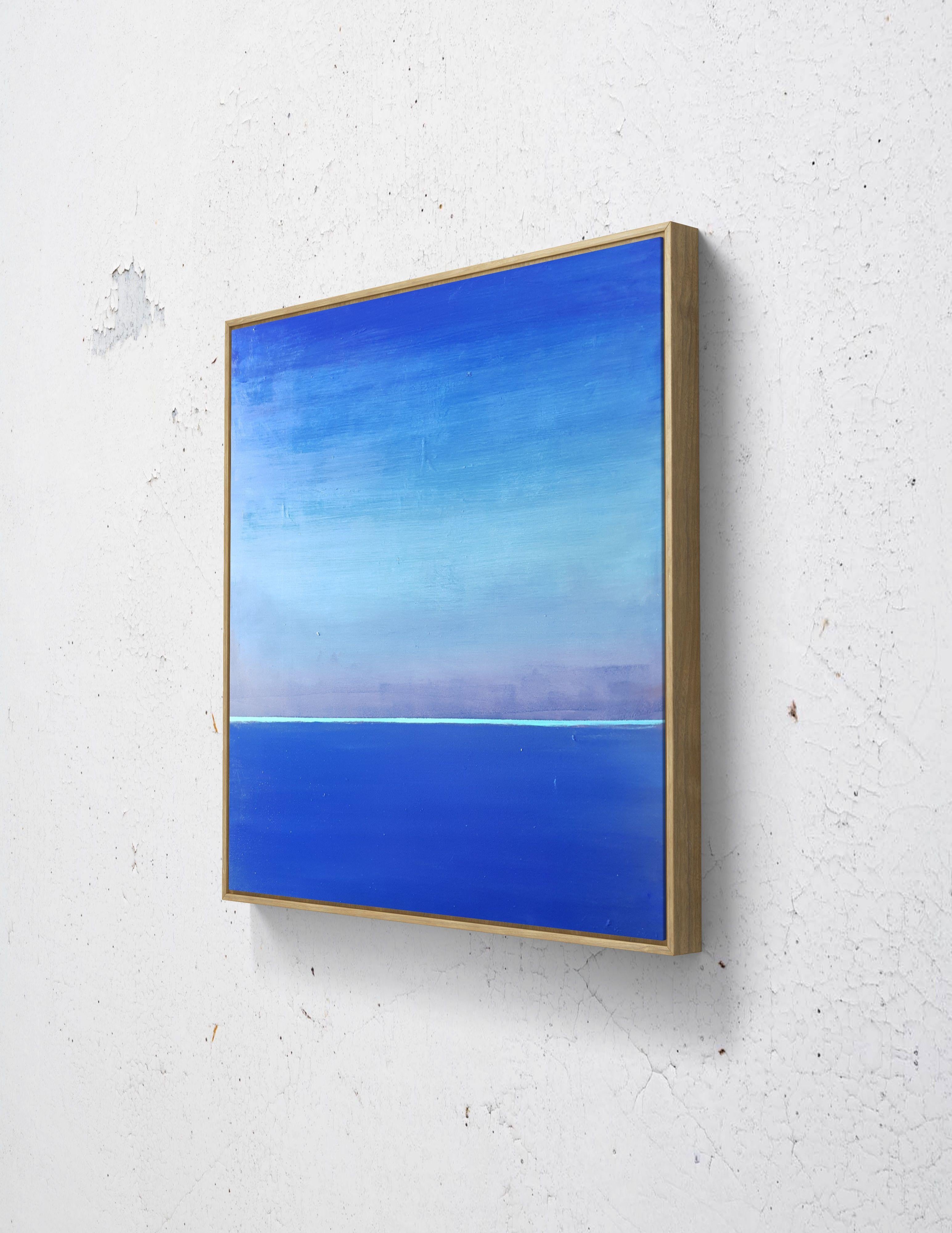 open blue #12, Painting, Oil on Canvas For Sale 1