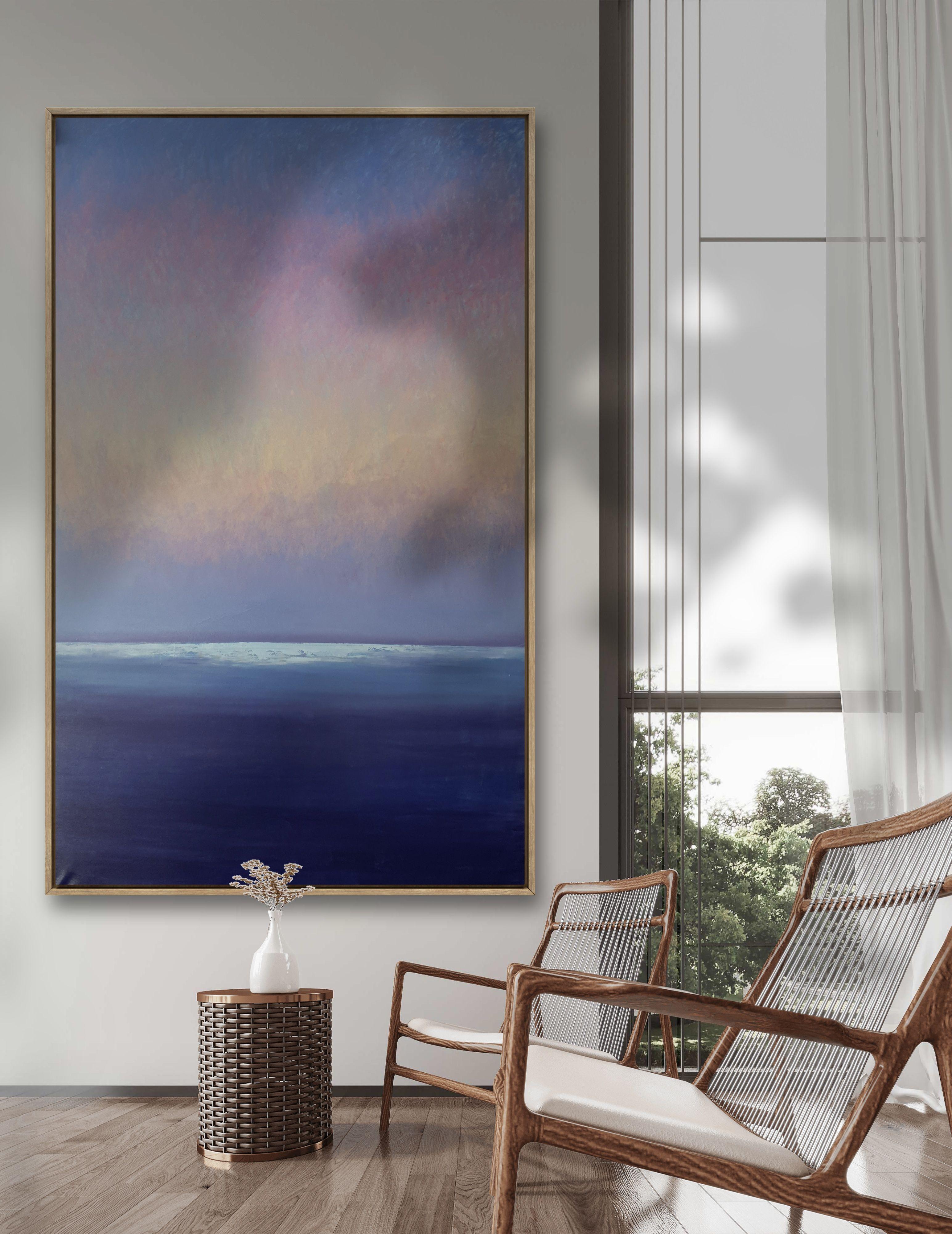 The work is an original painting, it is a hand made oil on canvas. This series of paintings is the result of over 13 years of live study of landscapes. Painting in the air, mounting the easel and the canvas directly on the chosen place, I tried to