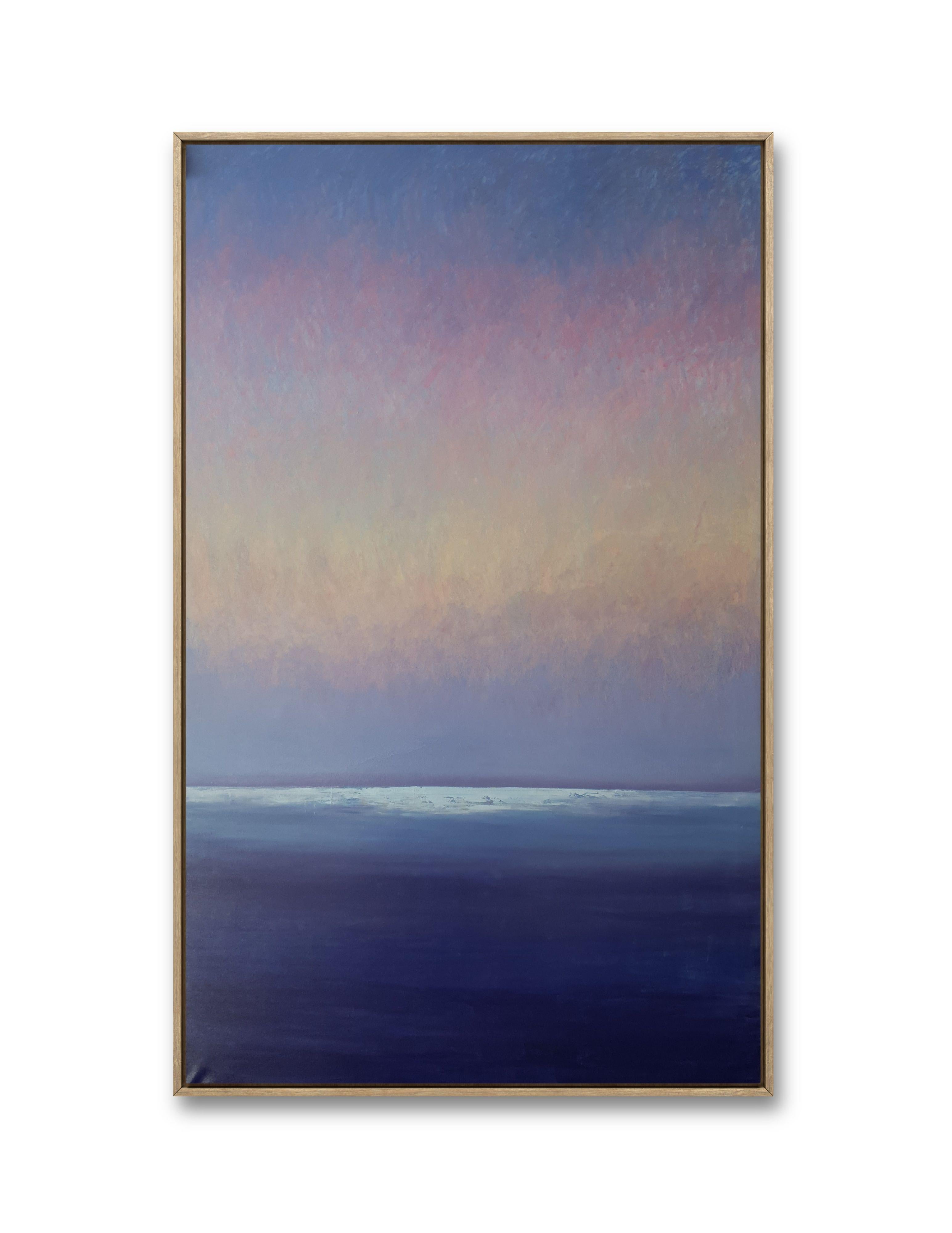 open blue #4, Painting, Oil on Canvas