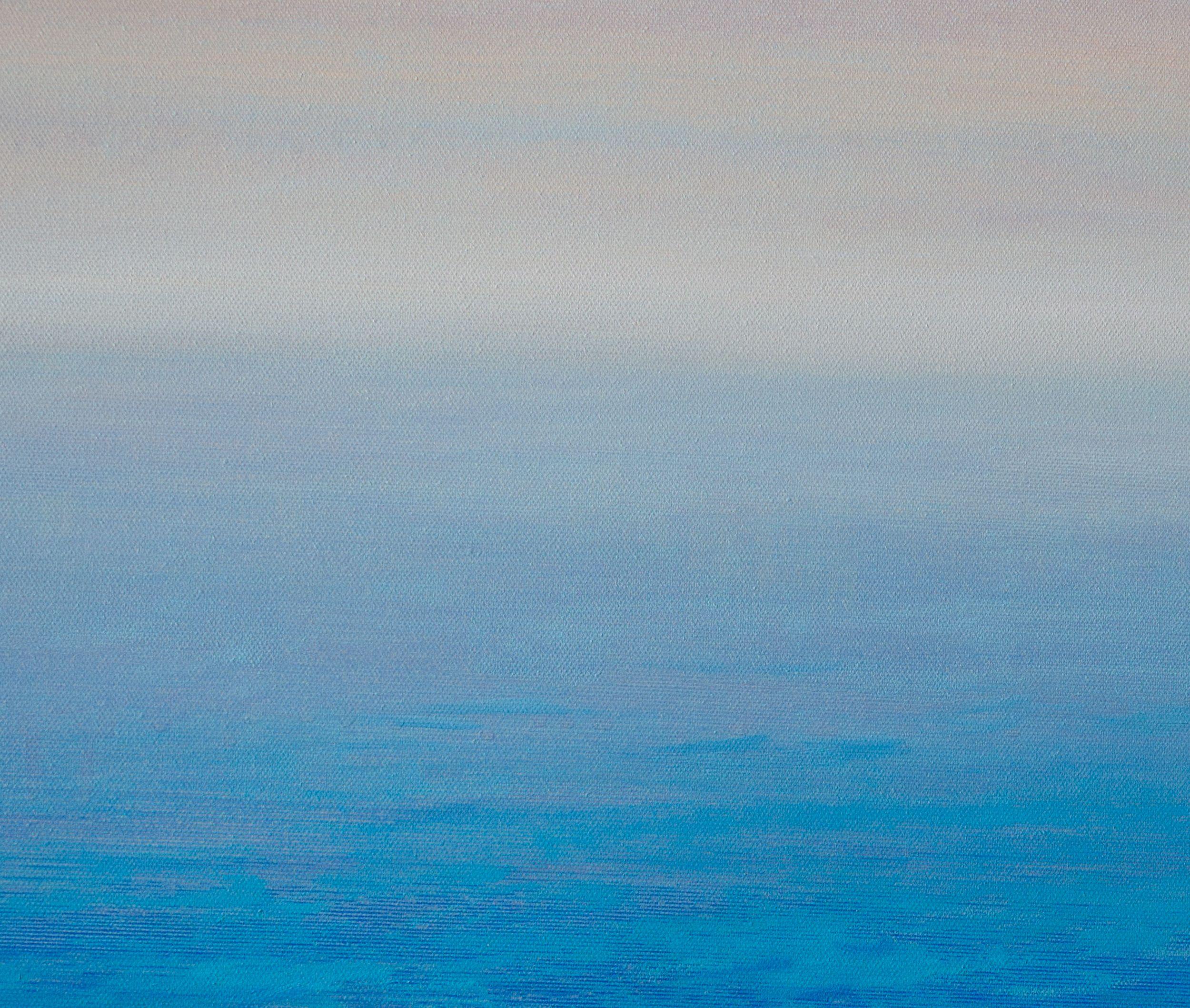offenes Meer, Abend, Gemälde, Öl auf Leinwand (Abstrakt), Painting, von luca raimondi