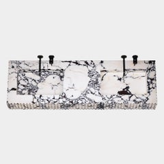 Luca - Ribbed Marble Double Basin - Calacatta Viola