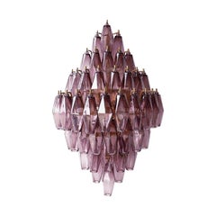 Luca Wall Light - Bespoke - Range of Polyhedron Murano Glass Colours