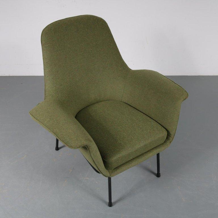 Italian “Lucania” Chair by Giancarlo de Carlo for Arflex, Italy 1950 For Sale