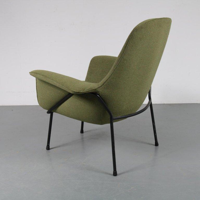 Metal “Lucania” Chair by Giancarlo de Carlo for Arflex, Italy 1950 For Sale