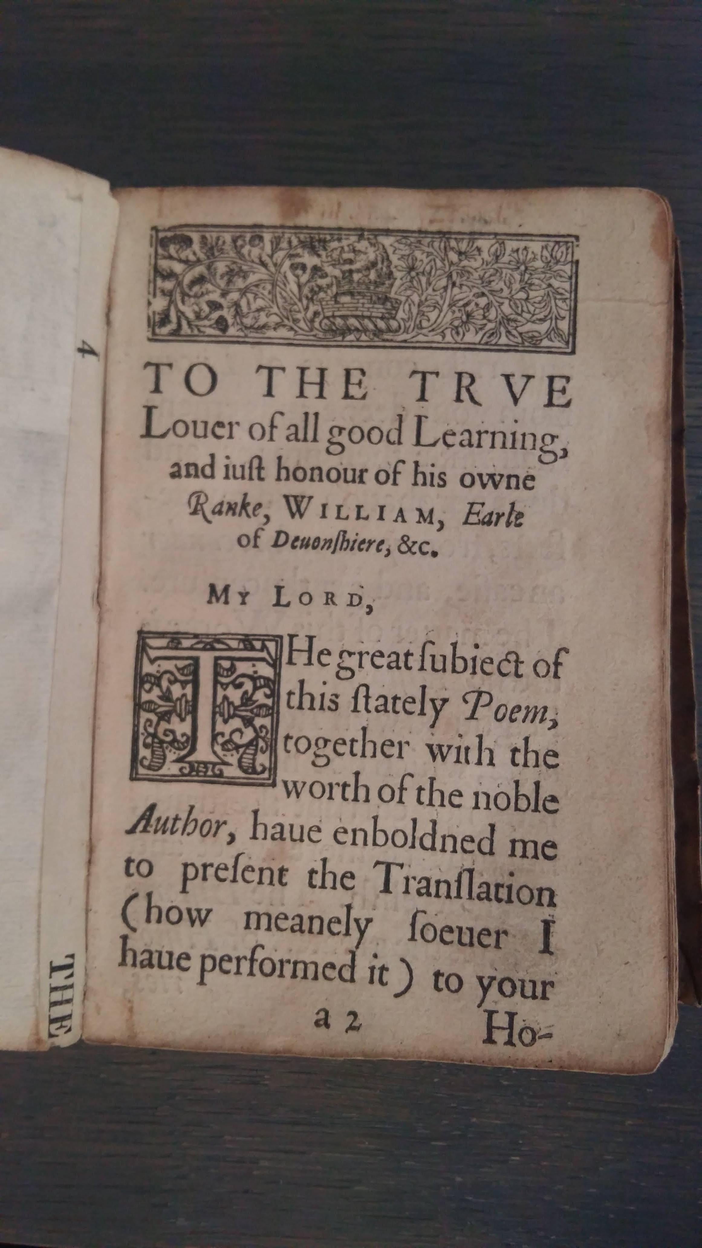 Lucan's Pharsalia, Translated into English Verse by Thomas May, Esq; In Good Condition For Sale In London, GB