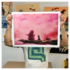 Today Happens Once Giclée Print, Surrealist, Signed, Limited Edition