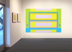 Minimalist  Abstract Color-field Painting on Canvas - Untitled, 10-17-07