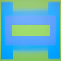 Minimalist Abstract Color-field Painting on Canvas - Untitled, 12-1-15