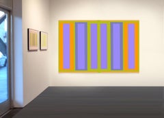 Minimalist Abstract Color-field Painting on Canvas - Untitled, 4-28-08
