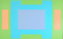 Minimalist Abstract Color-field Painting on Canvas - Untitled, 1-8-03 