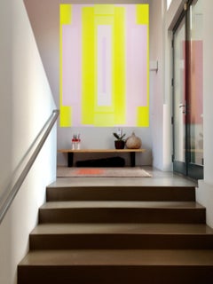 Radiant Minimalist Abstract Color-field Painting - Untitled, 3-31-21