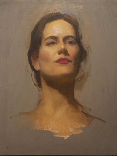 Classy, Portrait, Argentine Artist, Oil, Grand Central Atelier in New York