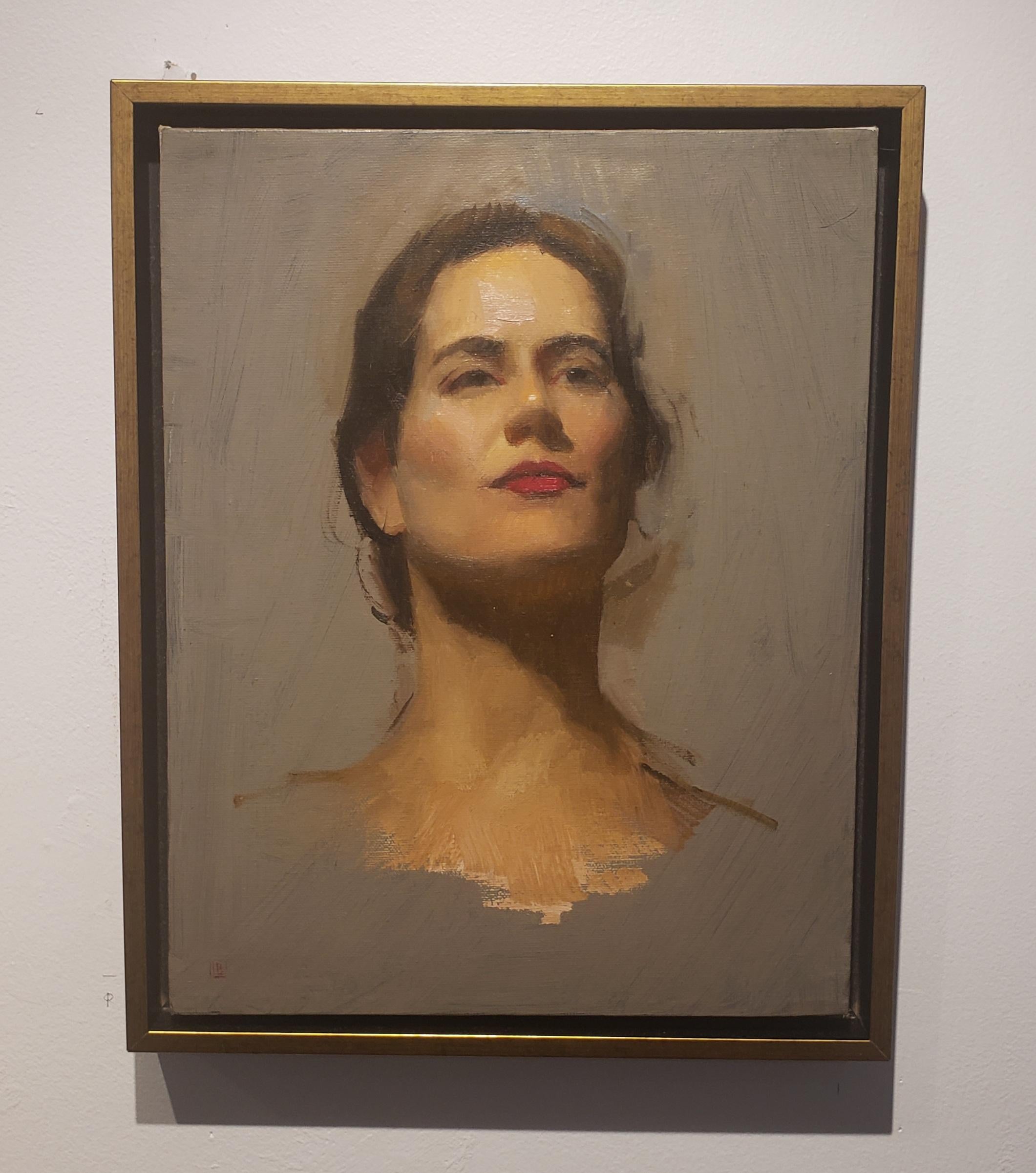 Classy, Portrait, Argentine Artist, Oil, Grand Central Atelier in New York