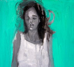 "Ophelia". Contemporary, Realism, figurative, expresionism, impresionism, nude