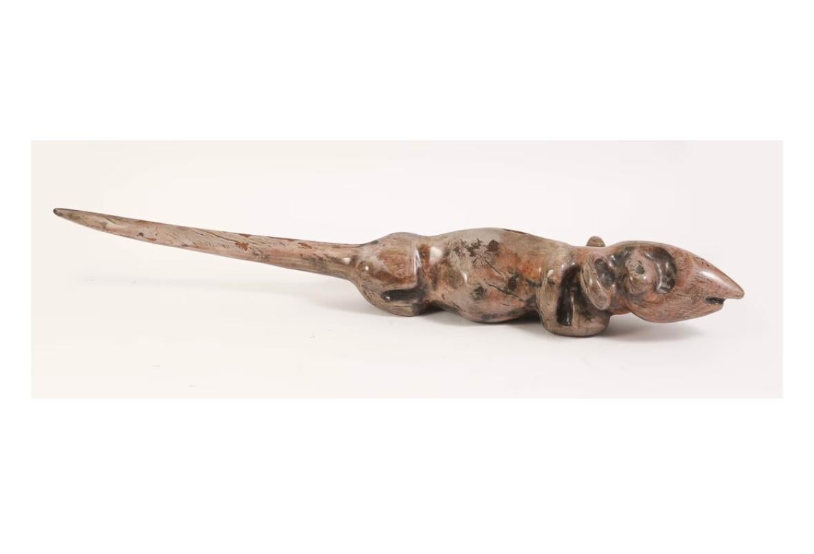 Figurative Sculpture Lucas Tandokwazi Sithole - "Rat sculpté 1976