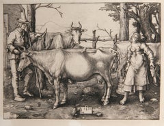 La Laitiere, Heliogravure de Lucas van Leyden