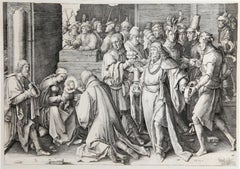 l'Adoration des Mages, Heliogravur von Lucas van Leyden