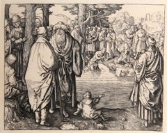 Le Bapteme de Jesus Christ, Heliogravure by Lucas van Leyden