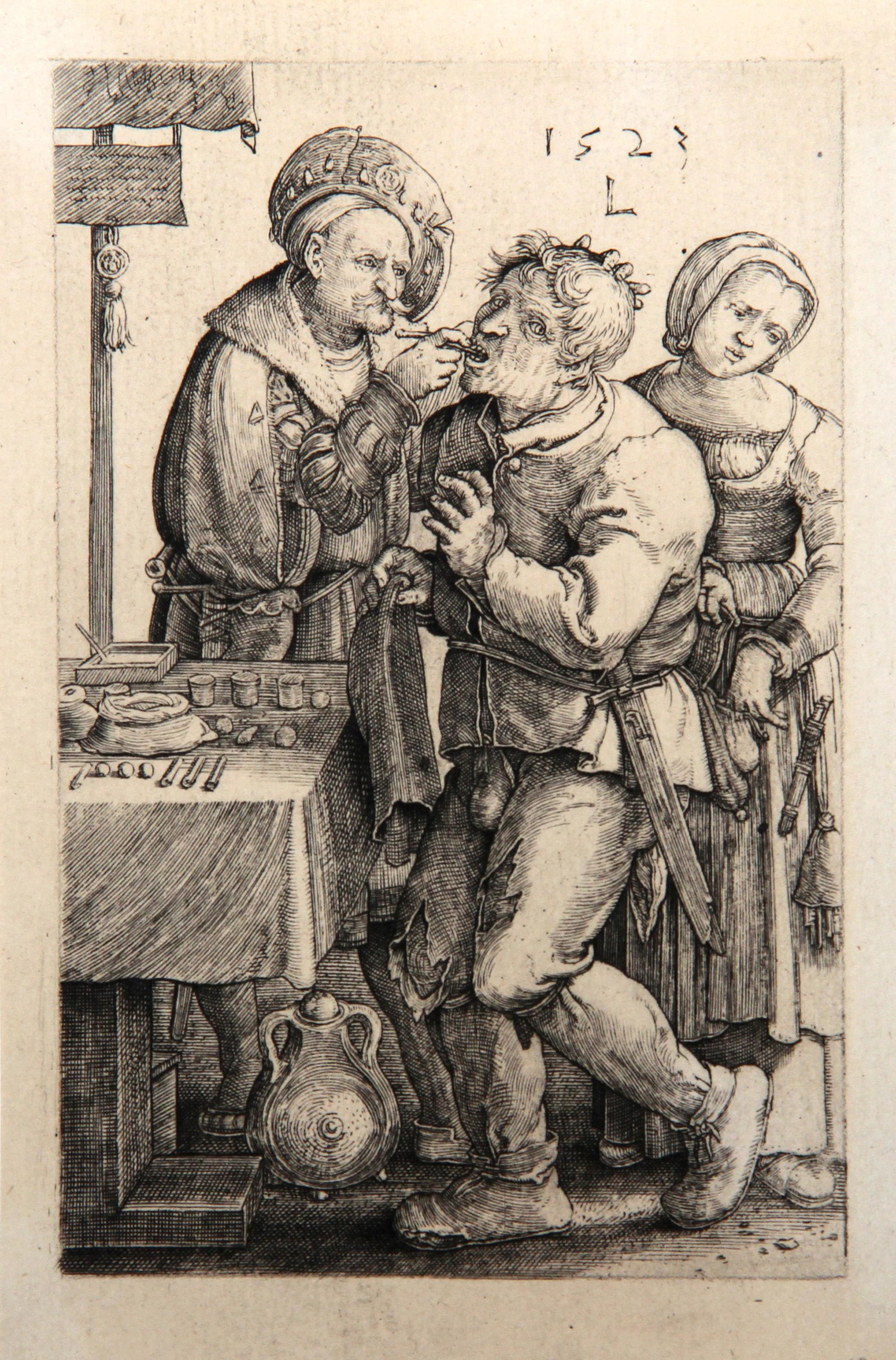 Artist: Lucas van Leyden, After by Amand Durand, Dutch (1494 - 1533) - l'Operateur, Year: 1873, Medium: Heliogravure, Size: 5.25  x 3.5 in. (13.34  x 8.89 cm), Printer: Amand Durand, Description: French Engraver and painter Charles Amand Durand,