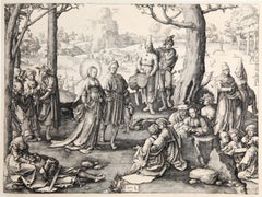 Antique Marie Madeleine se Livrant aux Plaisirs du Monde by Lucas van Leyden