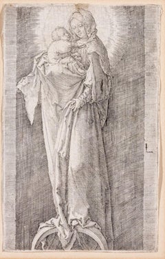 Virgin and Child on a Crescent