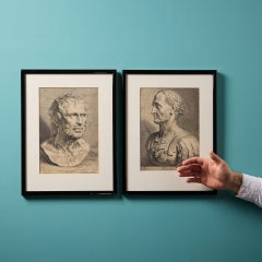 Lucas Vorsterman & Boetius à Bolswert Engravings of Seneca & Julius Caesar