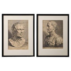 Lucas Vorsterman et Boetius à Bolswert : gravures représentant Sénèque et Jules César