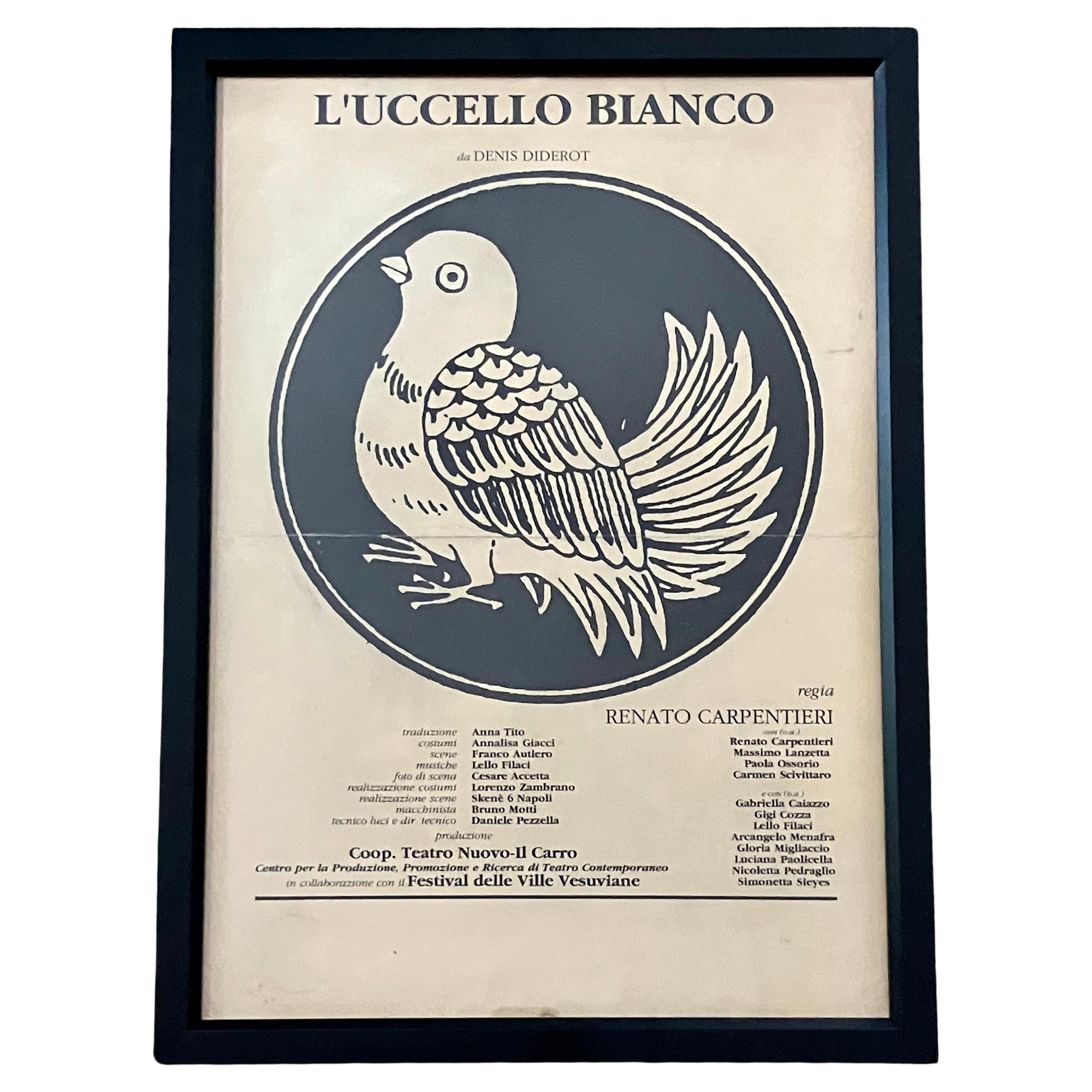 Cartel L'uccello Bianco en venta