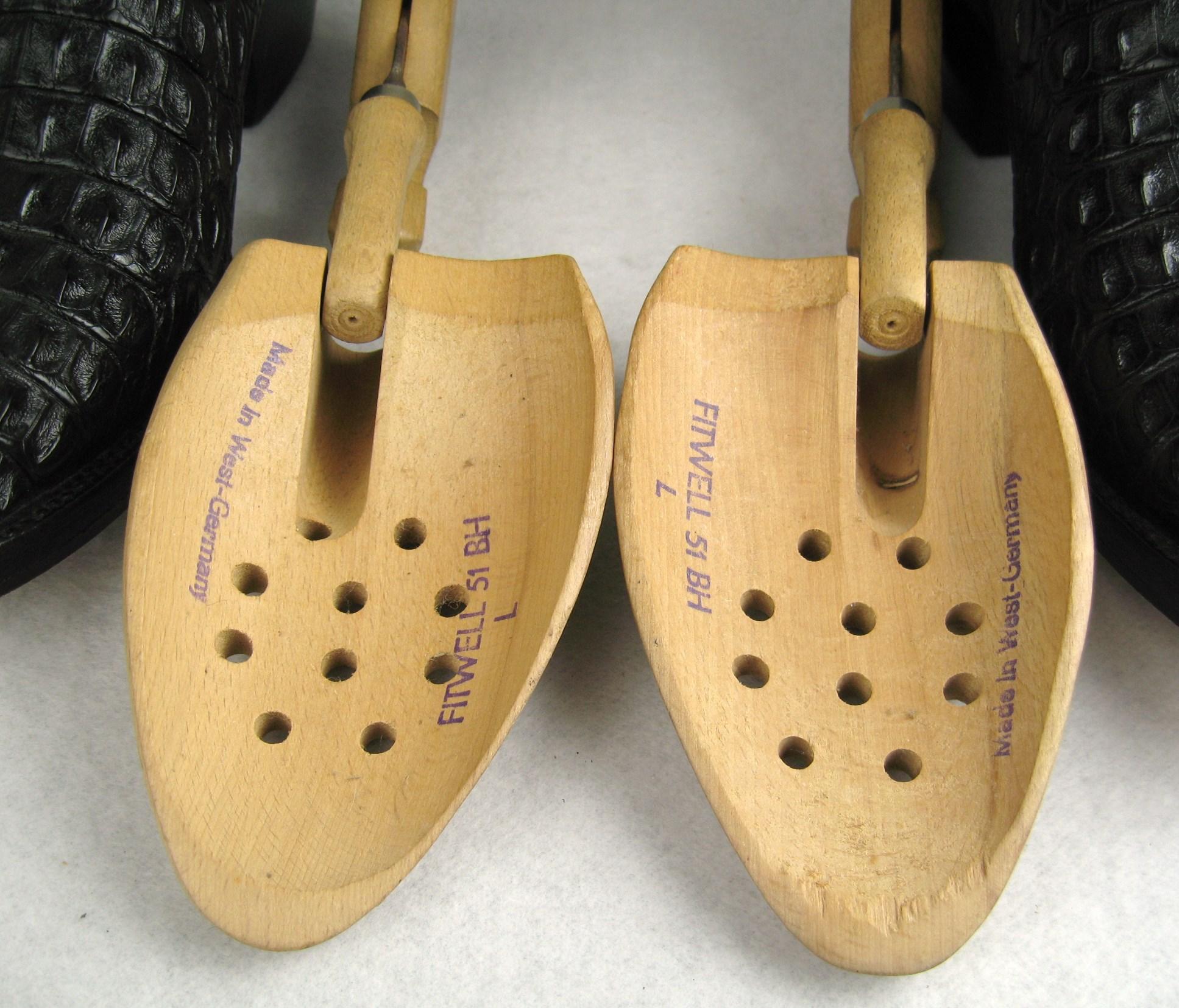 Lucchese Cowboy boots Handmade Horned Back Alligator - Black 10 D  en vente 9