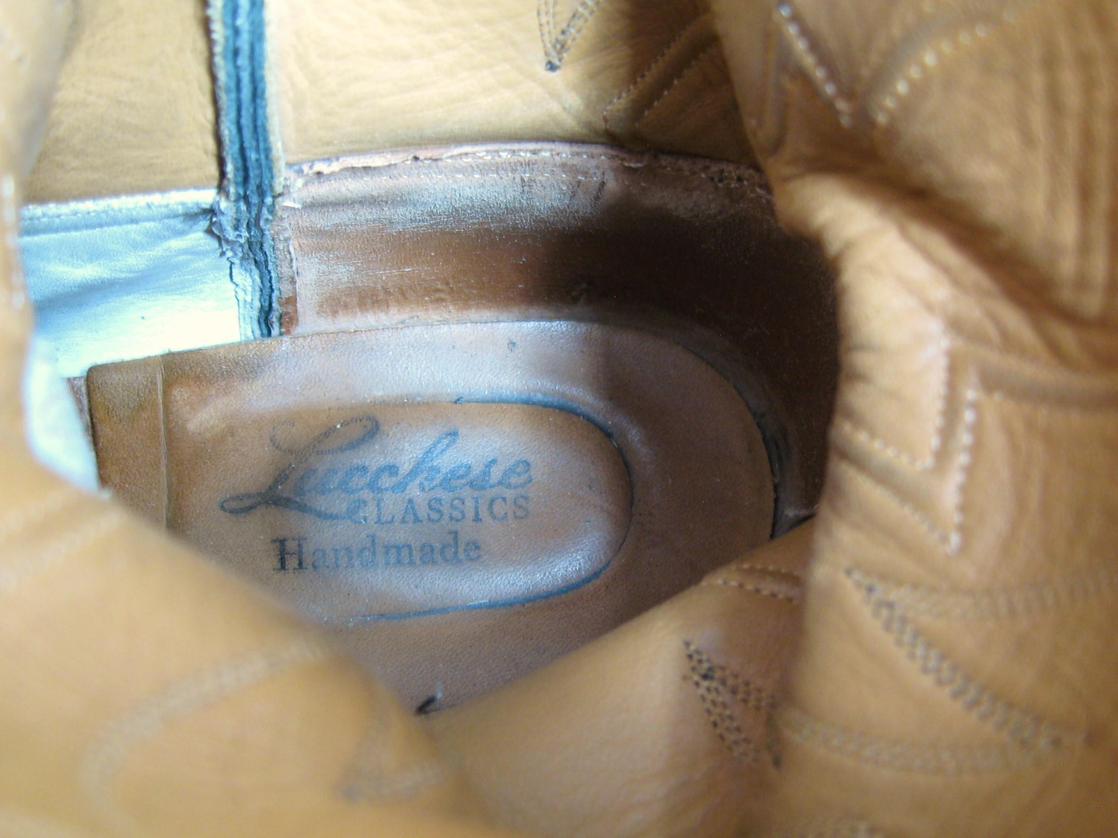 Lucchese Cowboy boots Handmade Horned Back Alligator - Black 10 D  en vente 11