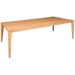 95" Luce Rectangular Dining table with a Chinaberry Veneered Table Top