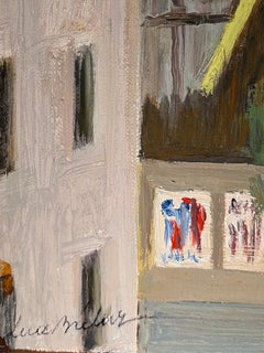 "Pâquis" by Luce Brélaz - Oil on Canvas - 33x46 cm