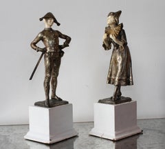 LUCE  Harlequin & Columbine Bronze 1920