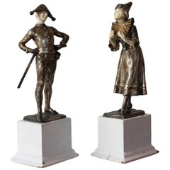 LUCE Harlekin & Akelei Bronze 1920