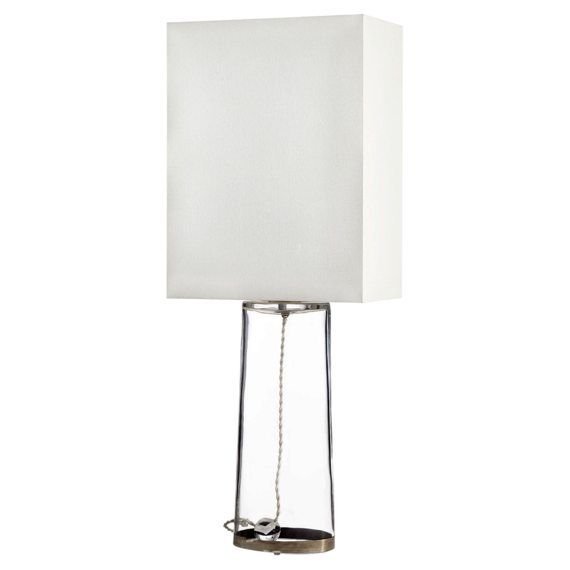 Pre-owned Carlo Moretti Dido Table Light Designed By Jean-marie Massaud For Poltrona Frau, 2006 In Transparent