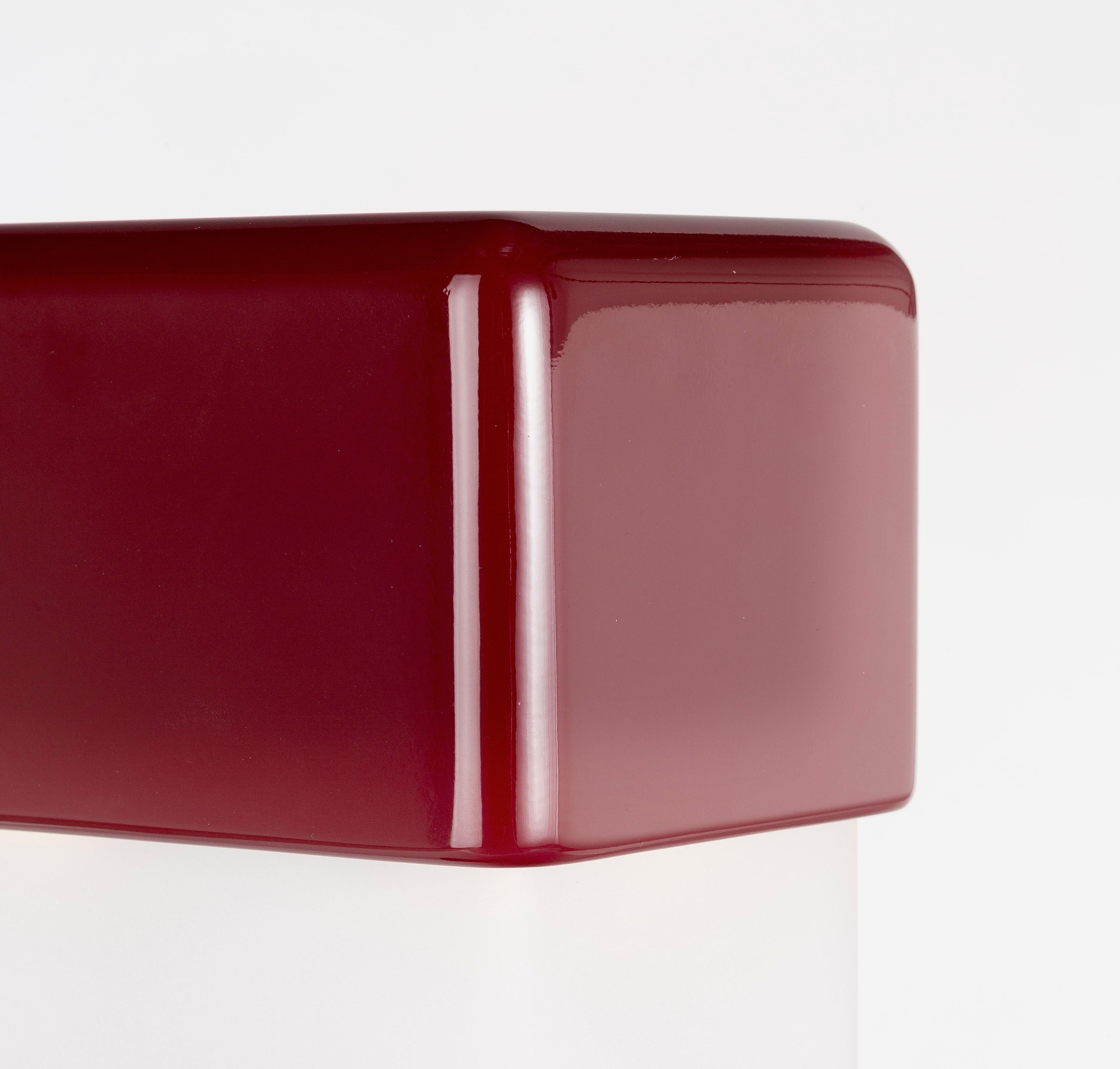 Lámpara de mesa moderna pequeña, base de mármol y dosel pastel BORDEAUX Moderno en venta