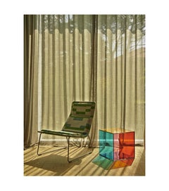 Table d'appoint Luce en verre coloré par Giulio Cappellini pour Cappellini