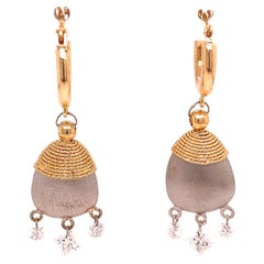 Lucea Gold and Diamond Earring