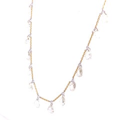 Lucea Gold and Diamond Necklace