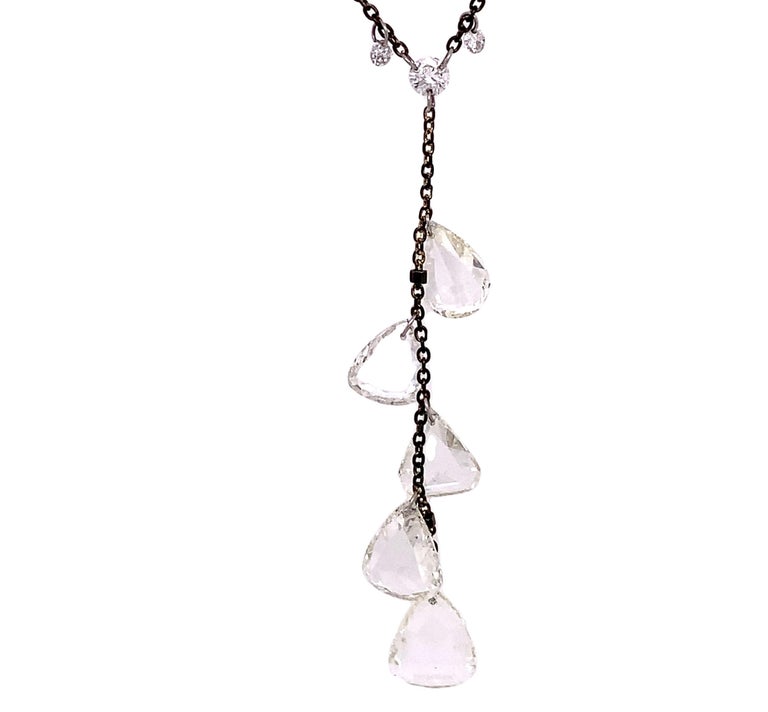 Lucea Gold and Diamond Necklace For Sale at 1stDibs