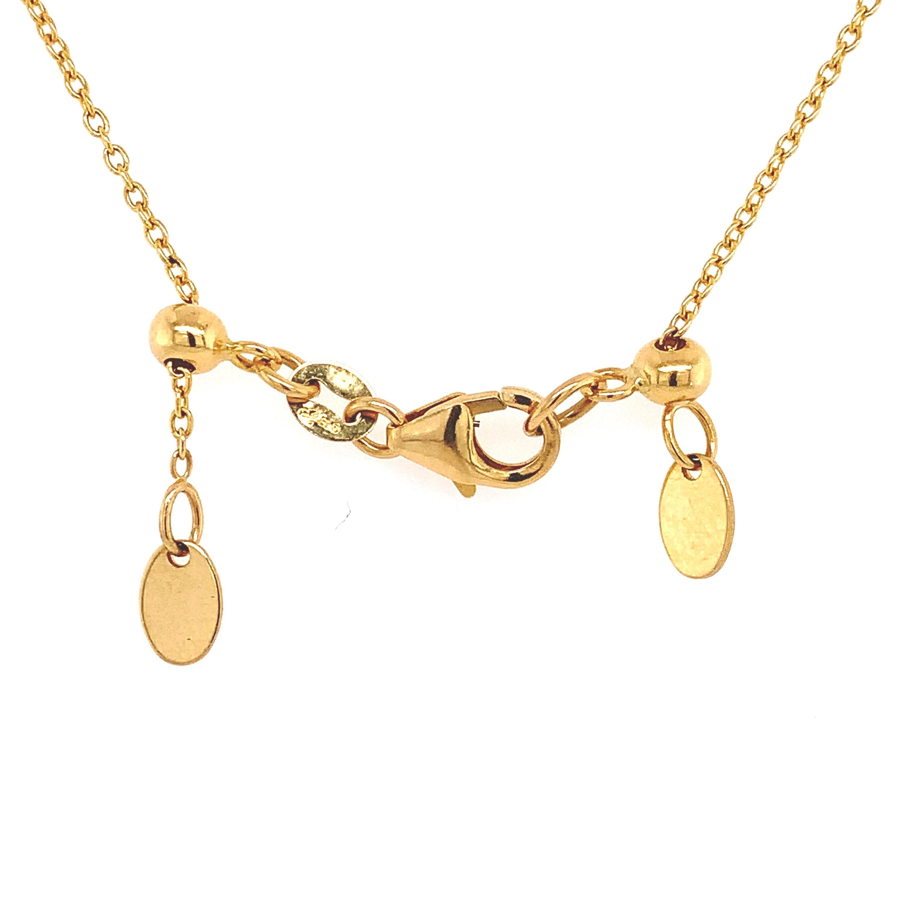Contemporary Lucea Gold and Diamond Necklace For Sale
