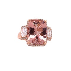 LUCEA Morganit und Diamant Ring