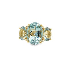 Lucea New York Aquamarine and Diamond Ring