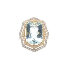 Lucea New York Aquamarine Diamond Ring