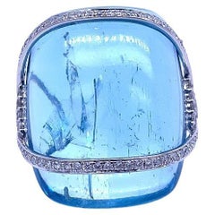 Lucea New York Aquamarine Diamond Ring