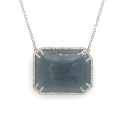Lucea New York Blue Sapphire Diamond Necklace