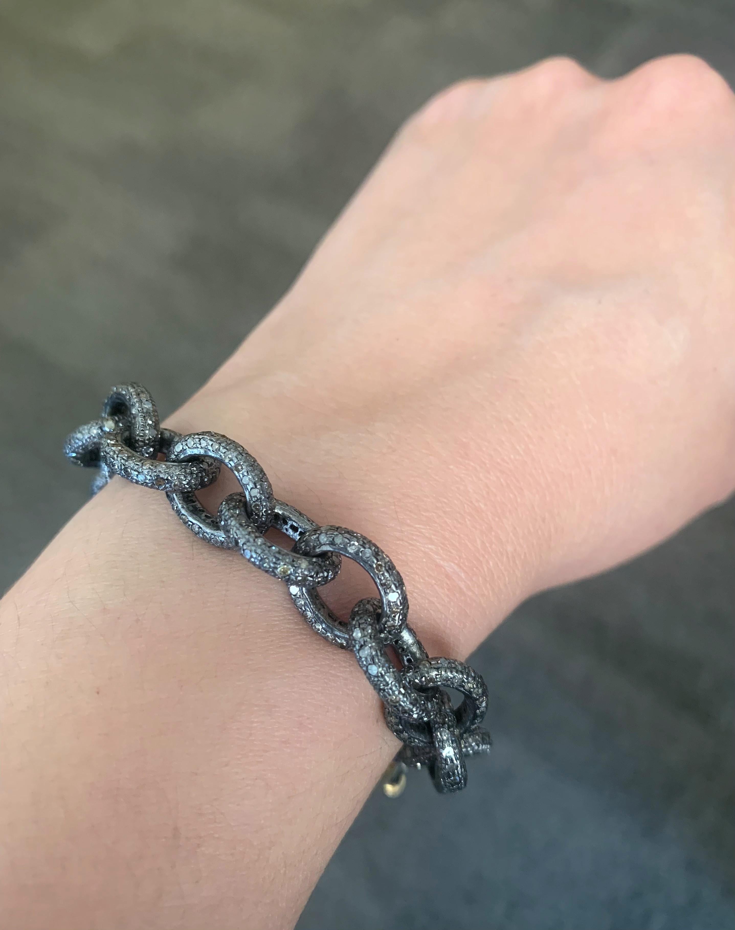 Women's Lucea New York Diamond Chain Link Bracelet